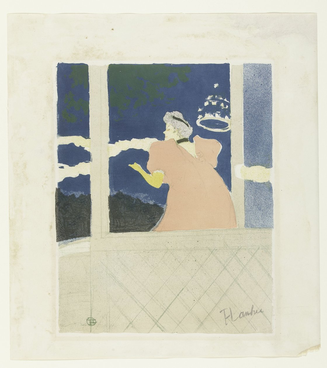 Aux Ambassadeurs by Henri de Toulouse-Lautrec