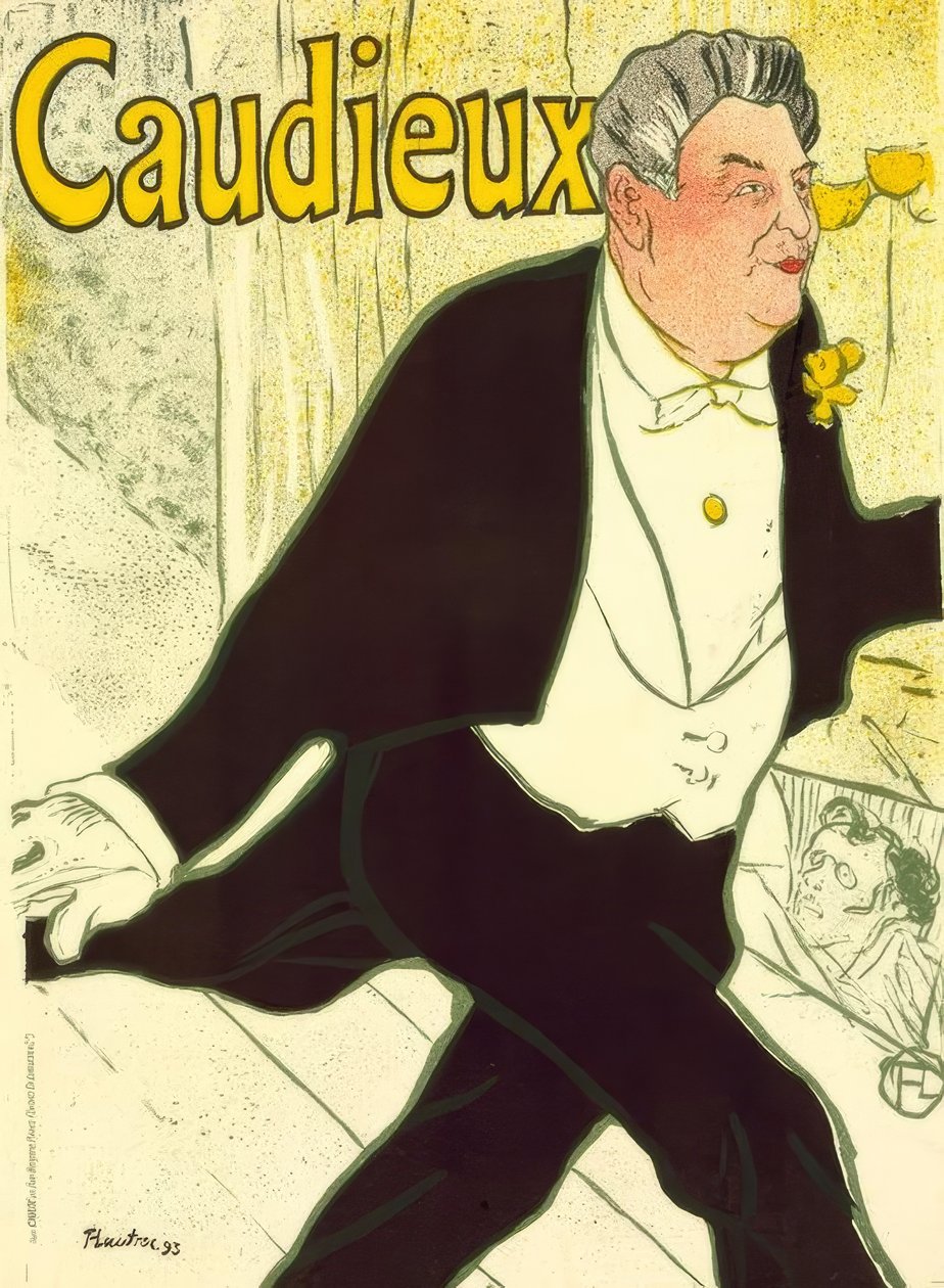 Caudieux by Henri de Toulouse-Lautrec