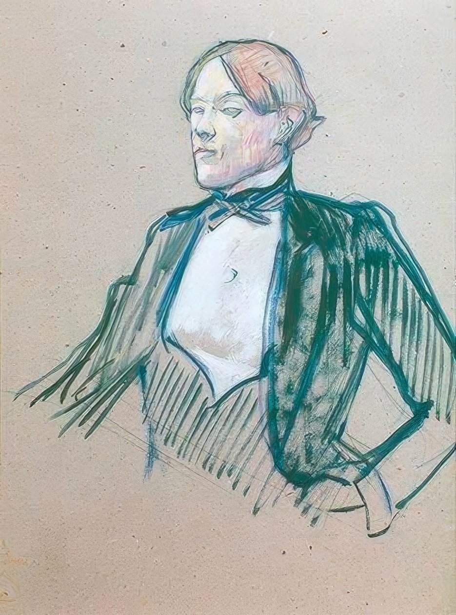 Charles Conder by Henri de Toulouse-Lautrec