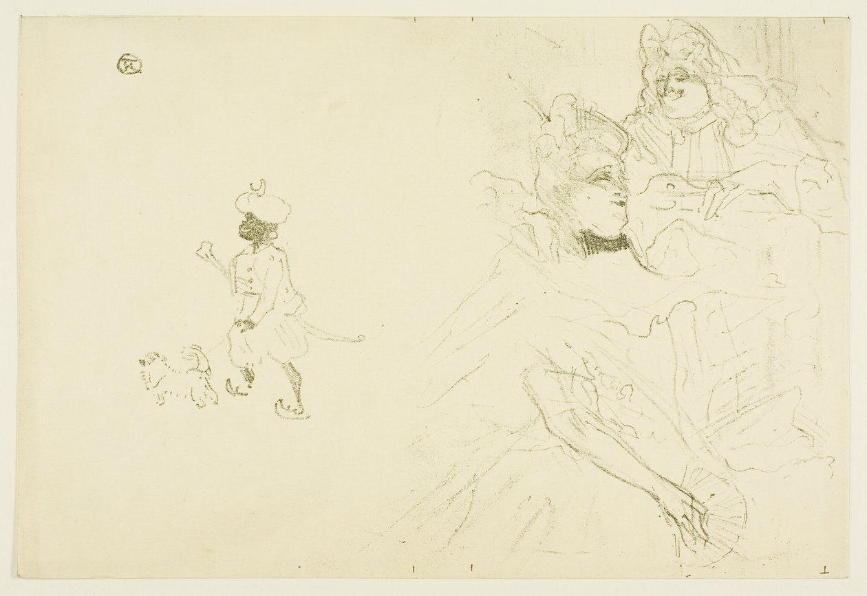 Cover for The Example of Ninon de Lenclos in Love by Henri de Toulouse Lautrec