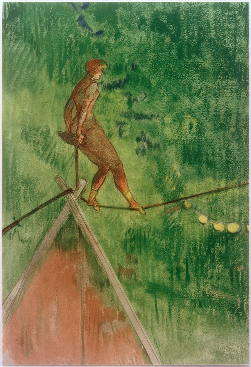 Rope Dancer by Henri de Toulouse-Lautrec
