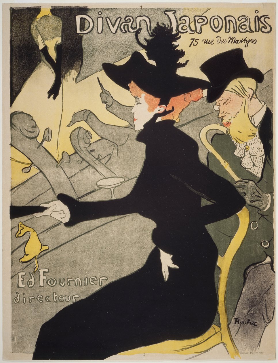 Japanese Sofa by Henri de Toulouse Lautrec
