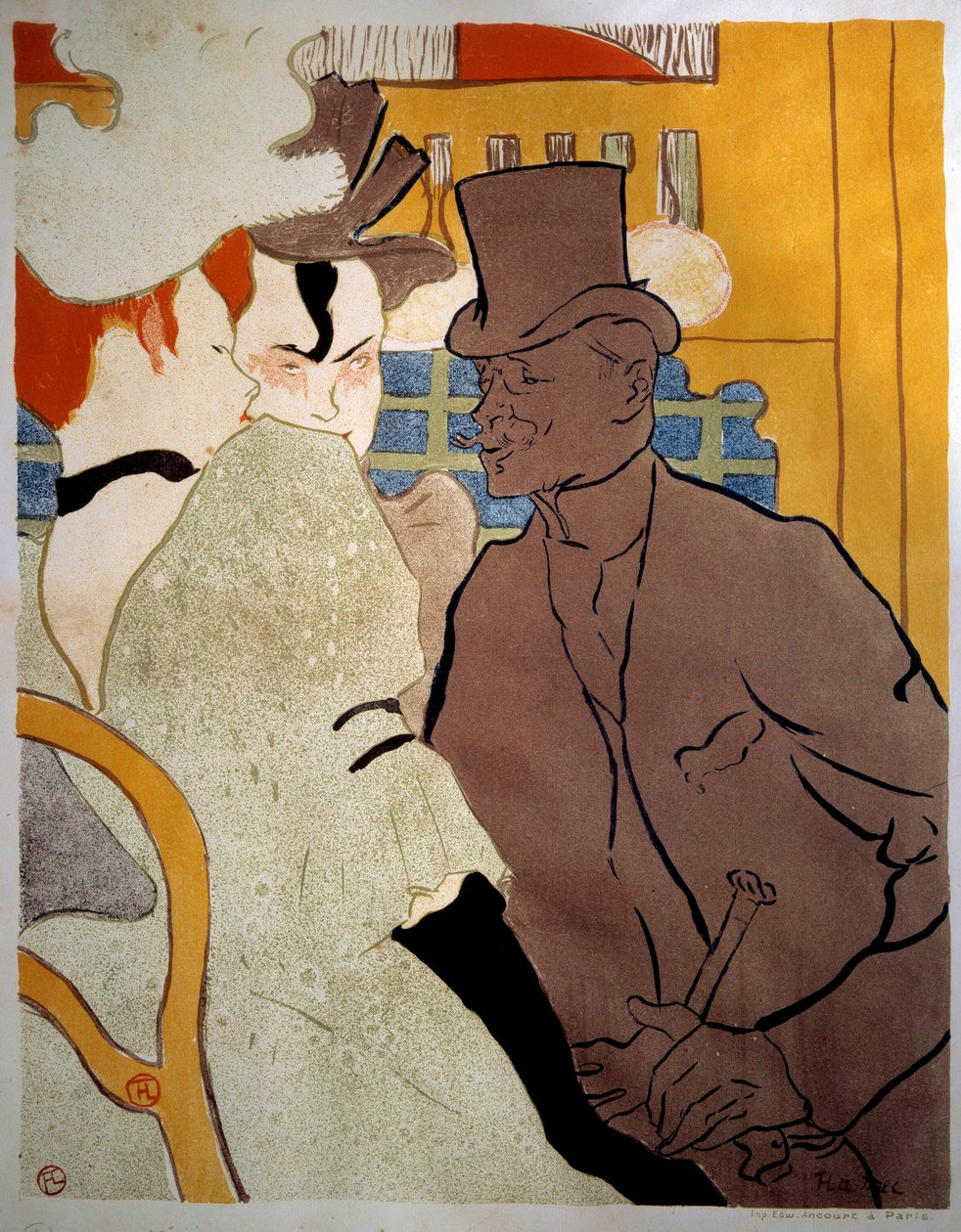 English at the Moulin Rouge by Henri de Toulouse Lautrec