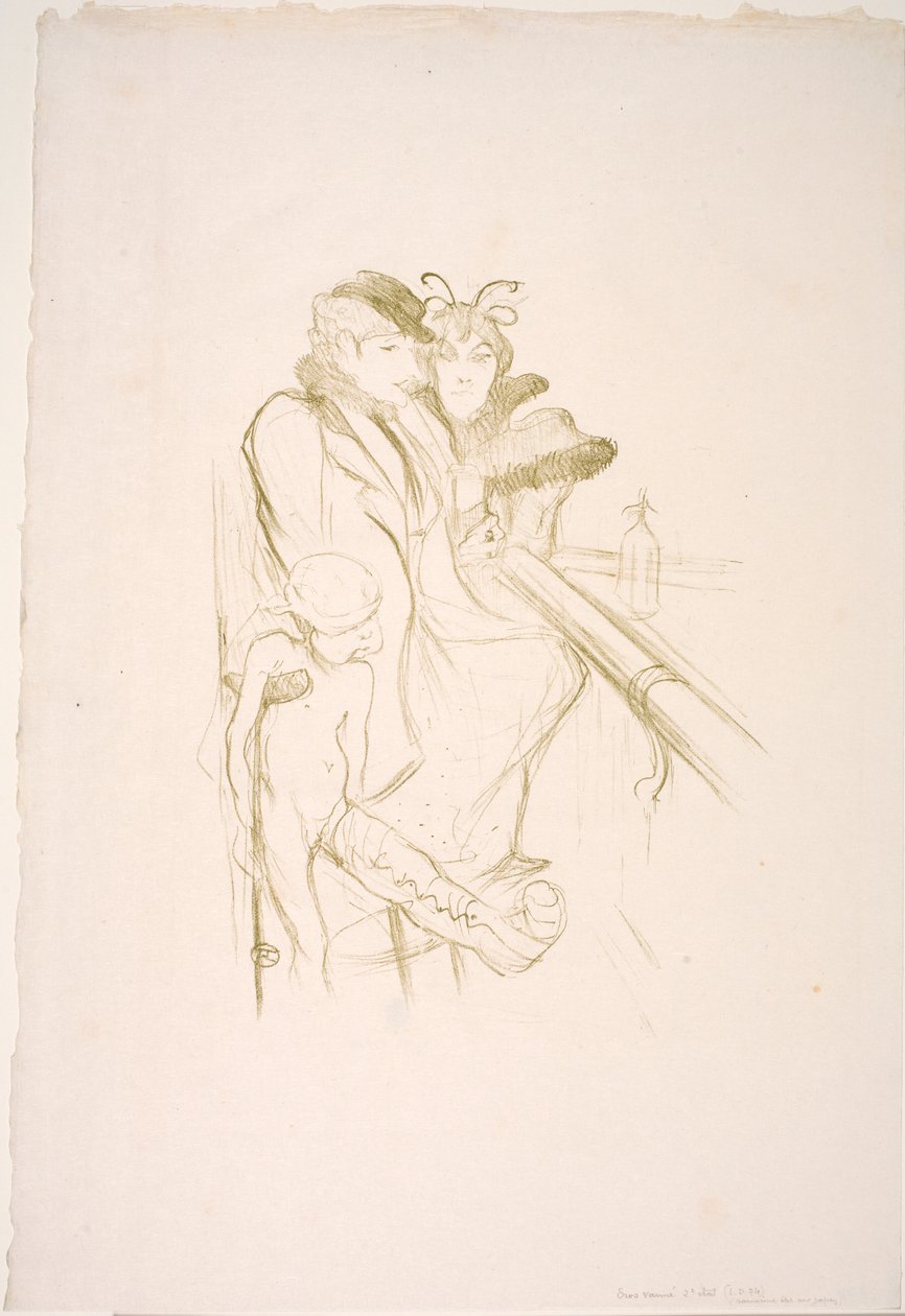 Eros Vanquished by Henri de Toulouse-Lautrec