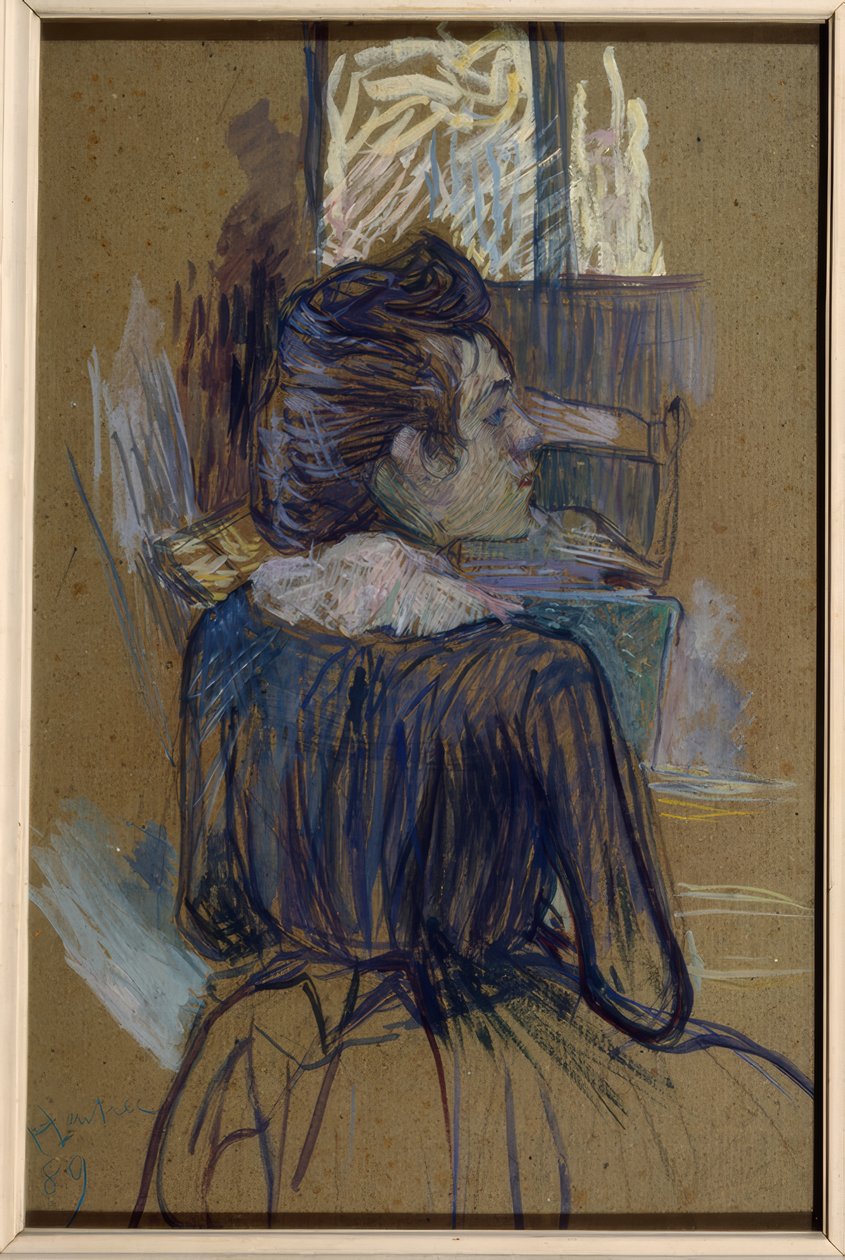 Woman at the Window by Henri de Toulouse Lautrec