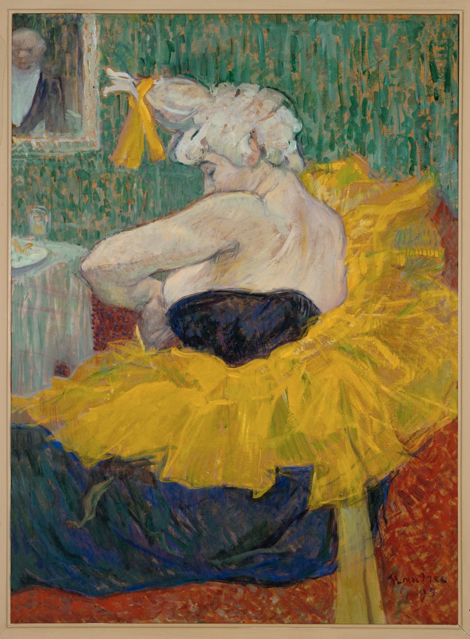 The Clowness Cha-U-Kao, Actress at the Moulin Rouge by Henri de Toulouse Lautrec