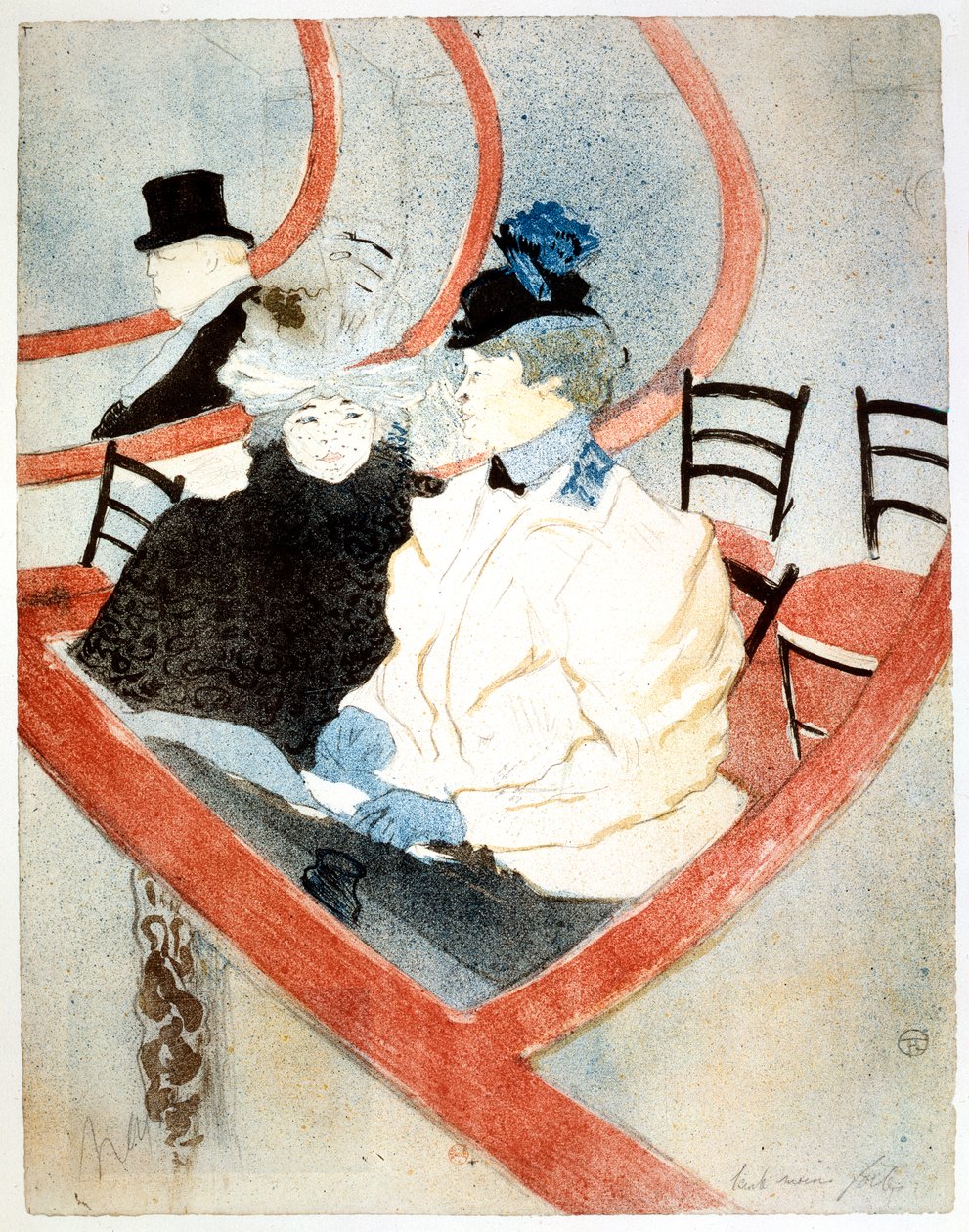 La Grande Loge by Henri de Toulouse Lautrec