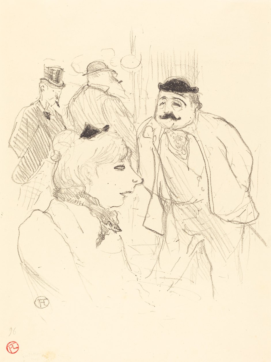 La Tige (Moulin-Rouge) by Henri de Toulouse Lautrec