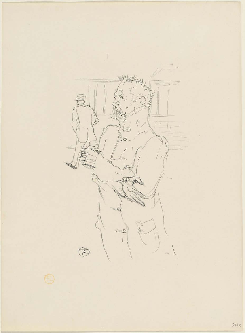 The Fool by Henri de Toulouse Lautrec
