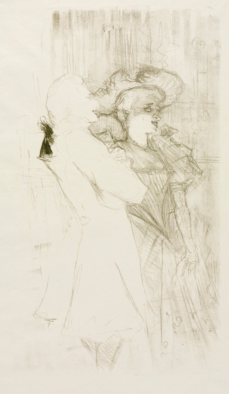 Lender and Auguez in The Song of Fortune by Henri de Toulouse Lautrec