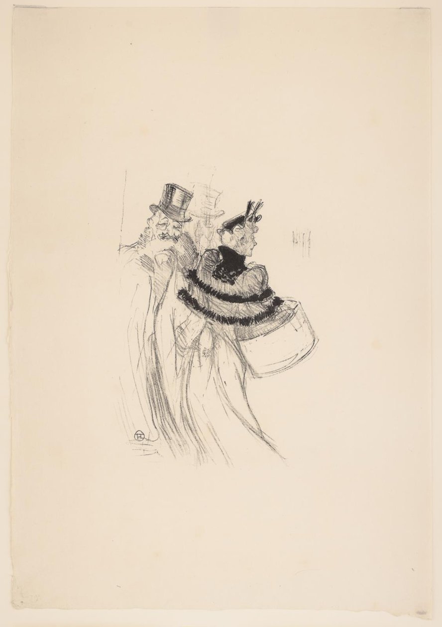 The Old Gentlemen by Henri de Toulouse Lautrec