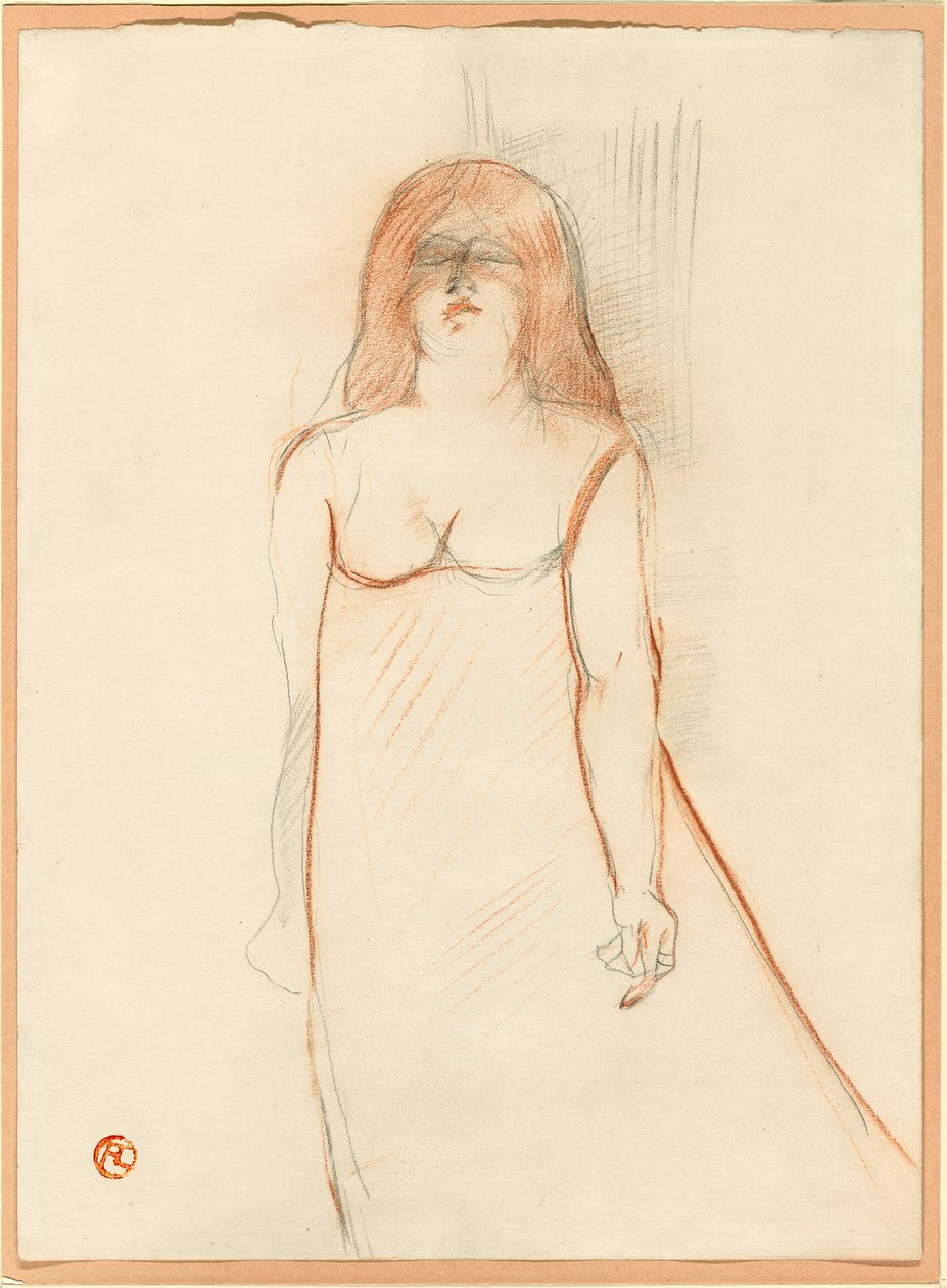 Mademoiselle Cocyte by Henri de Toulouse-Lautrec
