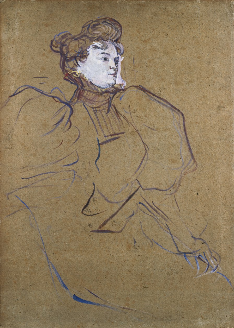 Misia Natanson by Henri de Toulouse-Lautrec