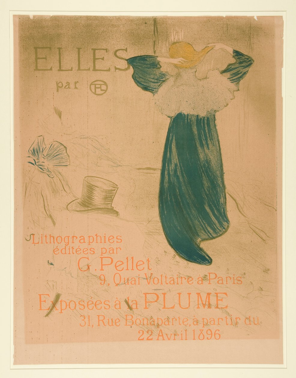 Poster of Frontispiece by Henri de Toulouse Lautrec