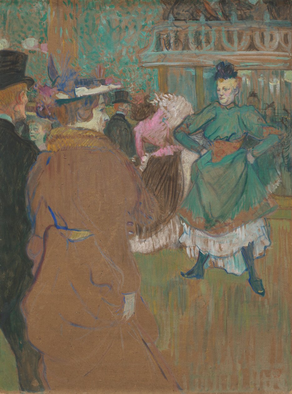 Quadrille at the Moulin Rouge by Henri de Toulouse-Lautrec