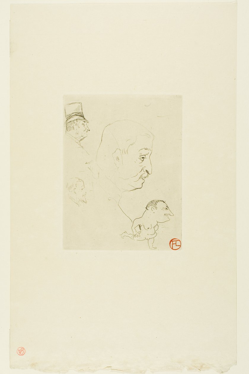 Sketch by Henri de Toulouse Lautrec