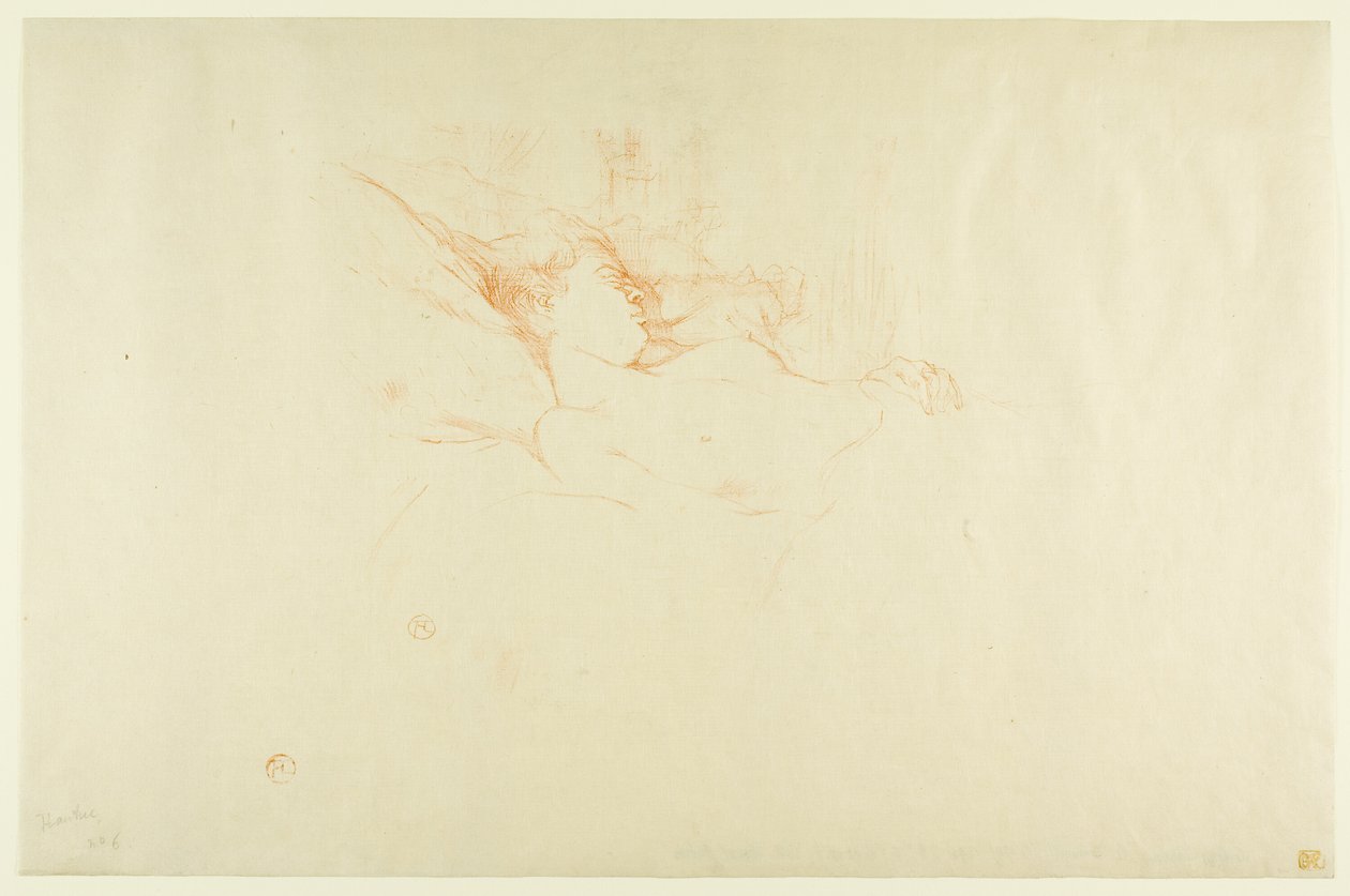 Sleep by Henri de Toulouse-Lautrec