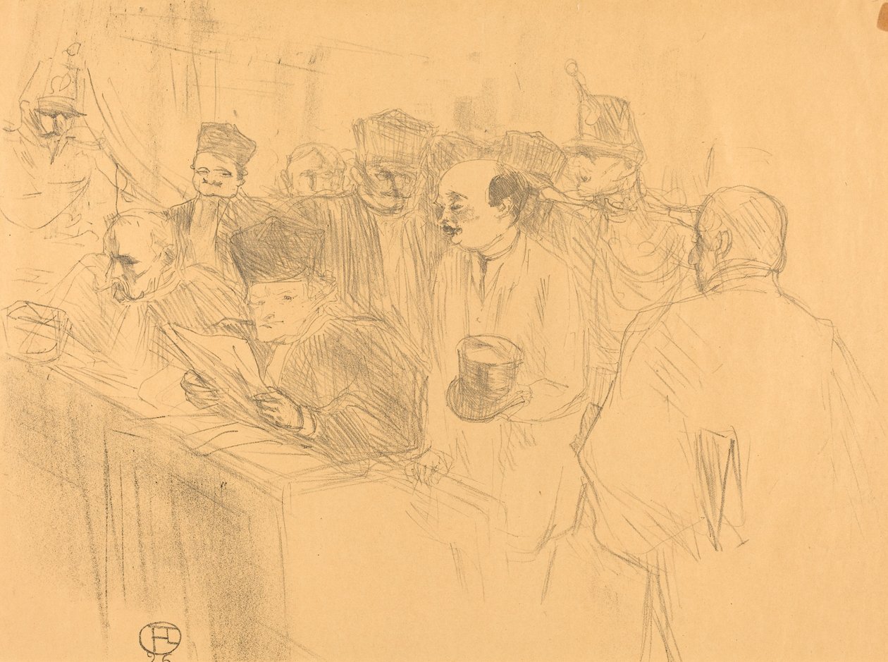 Soudais Deposition by Henri de Toulouse Lautrec