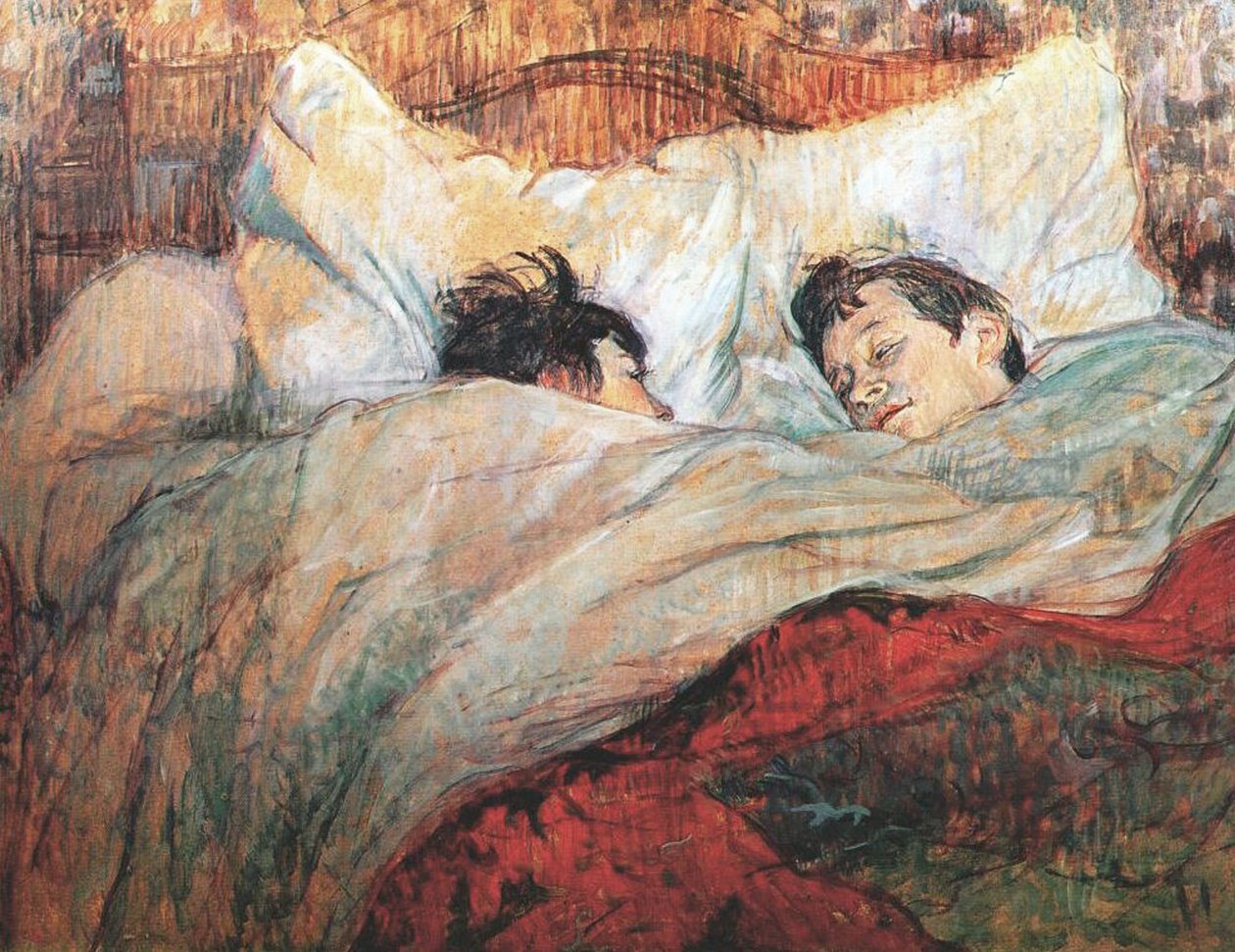The Bed by Henri de Toulouse-Lautrec