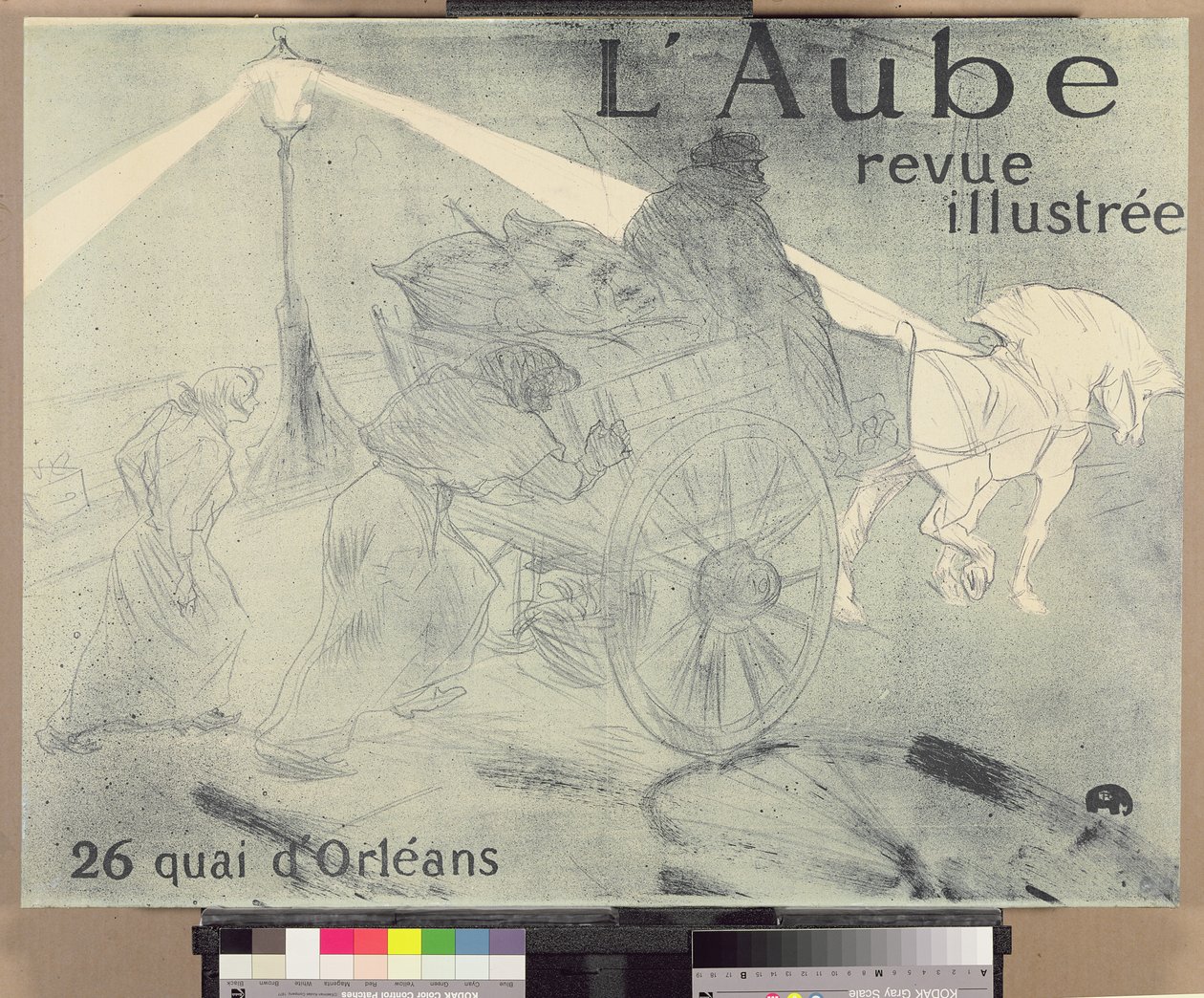 The Dawn by Henri de Toulouse Lautrec
