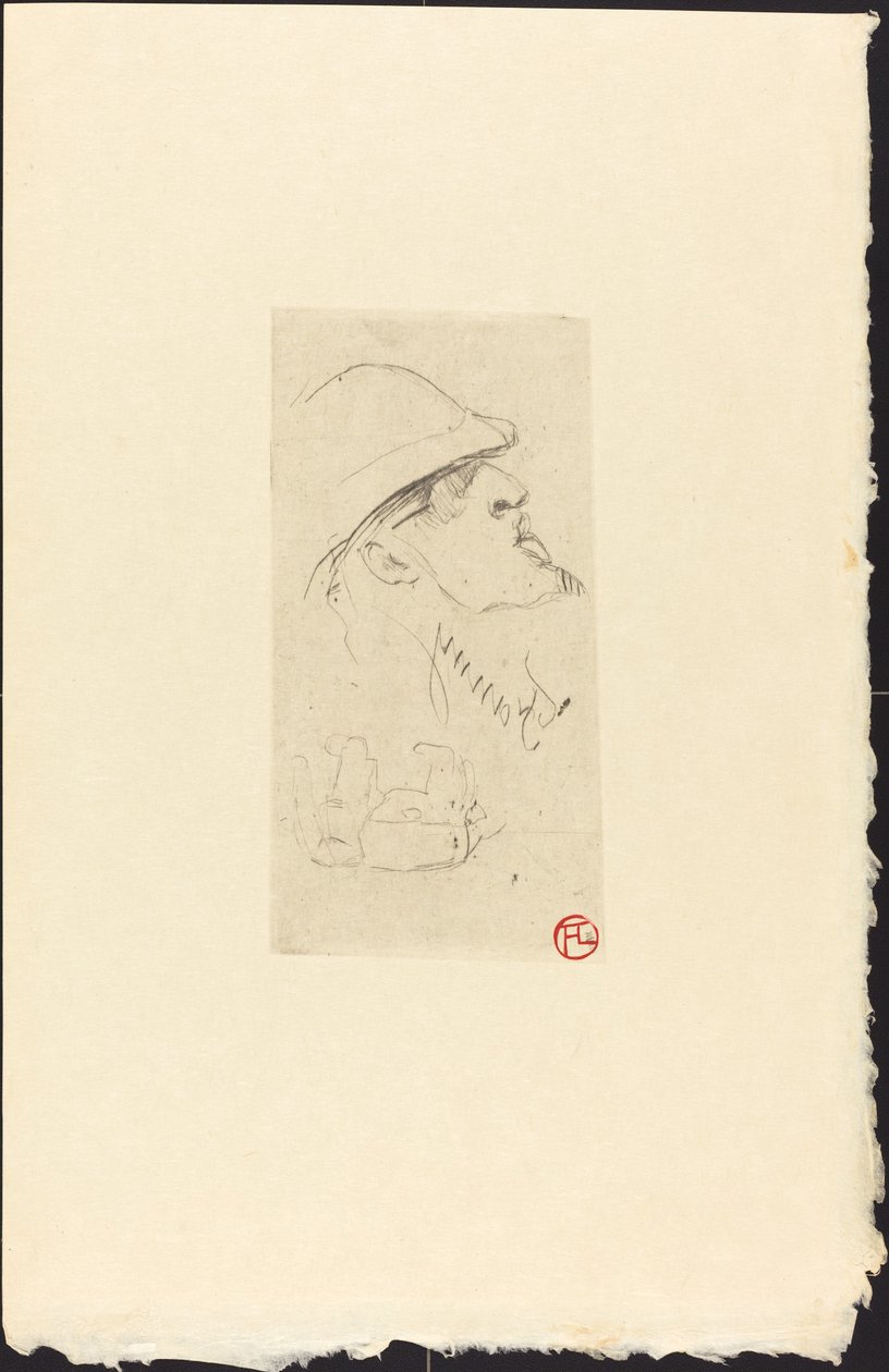 The Explorer Vicomte de Brettes by Henri de Toulouse-Lautrec