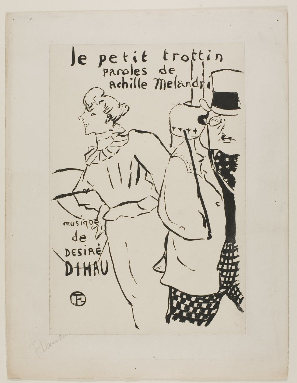 The Little Errand Girl by Henri de Toulouse Lautrec