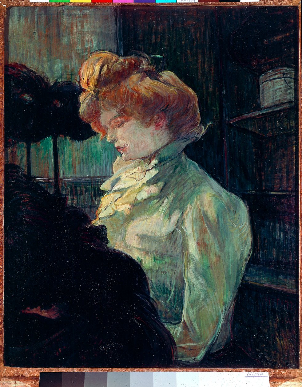 The Modist. Portrait of Madame Louise Blouet by Henri de Toulouse-Lautrec