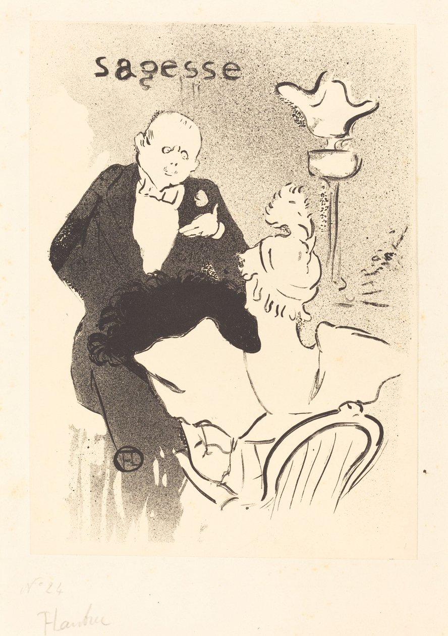 Wisdom by Henri de Toulouse-Lautrec