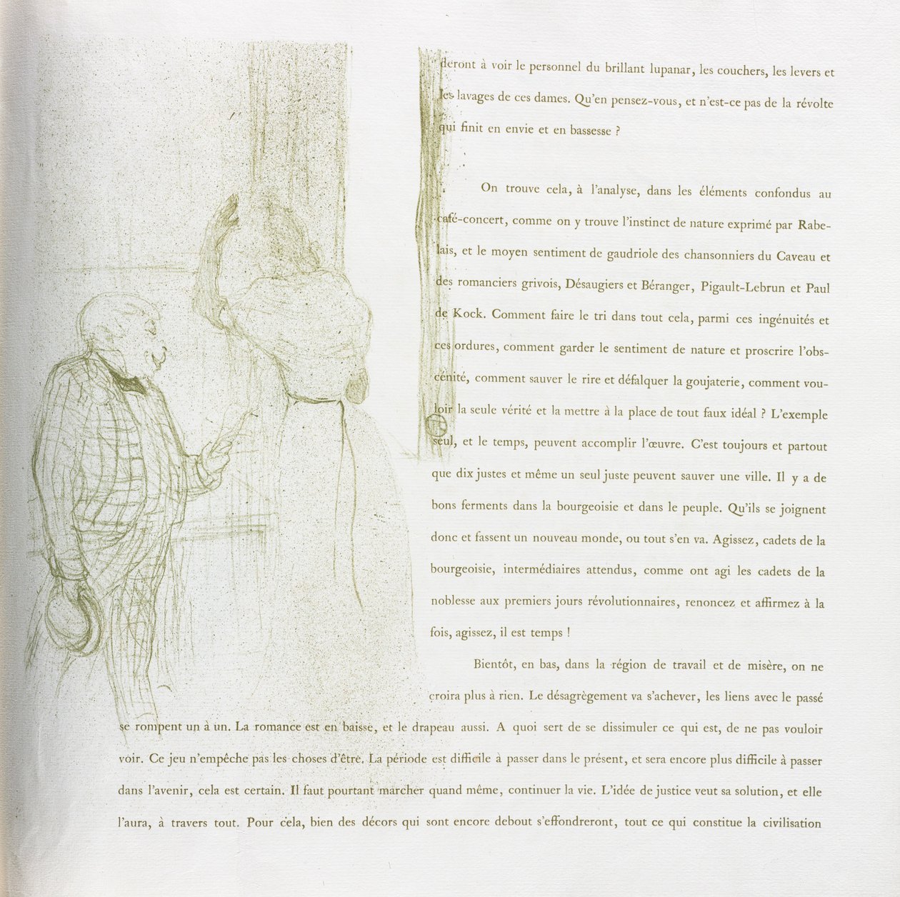 Yvette Guilbert-French Series: No. 15 by Henri de Toulouse Lautrec