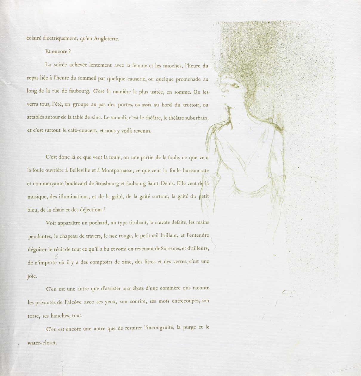 Yvette Guilbert-French Series: No. 9, 1894 by Henri de Toulouse Lautrec