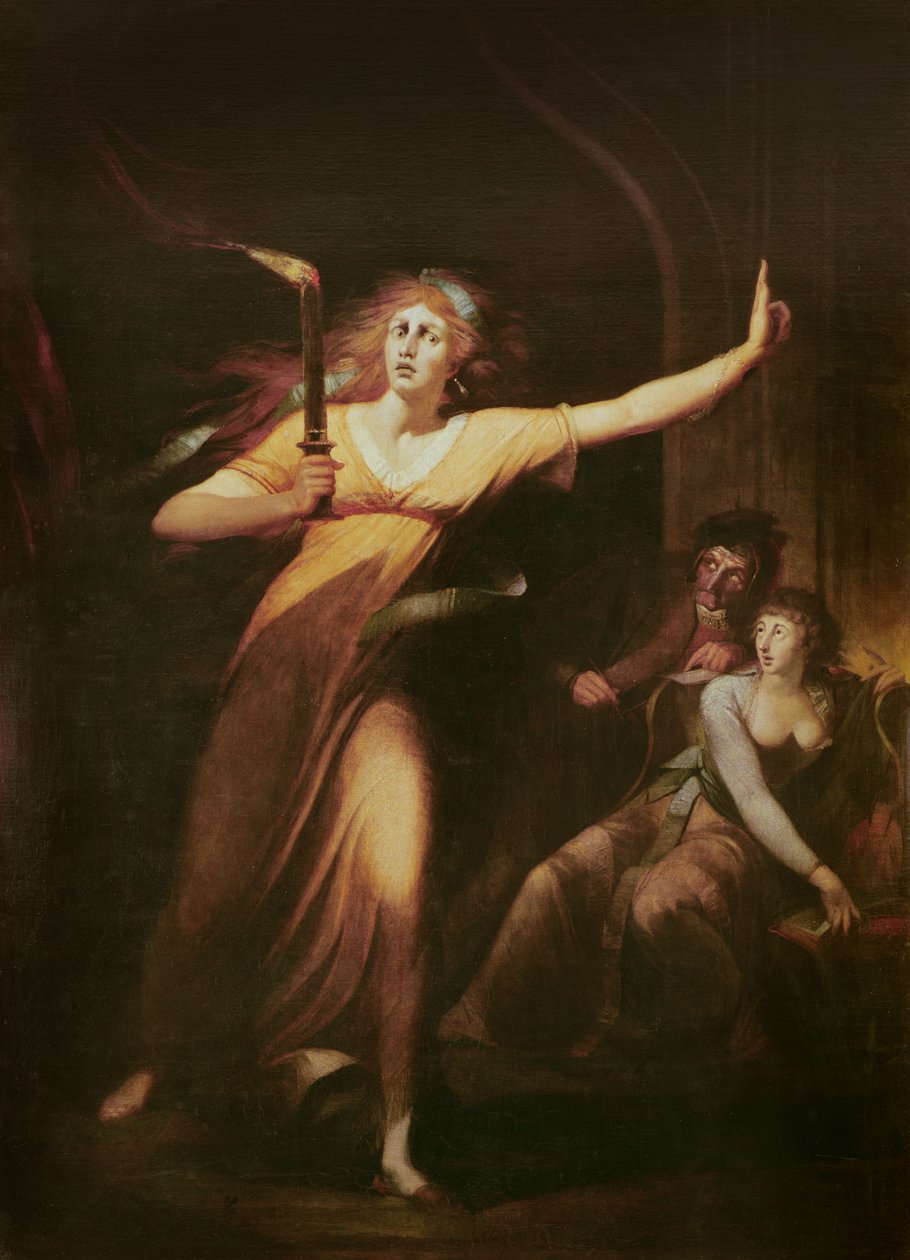 Lady Macbeth Sleepwalking, 1783 by Johann Heinrich Füssli