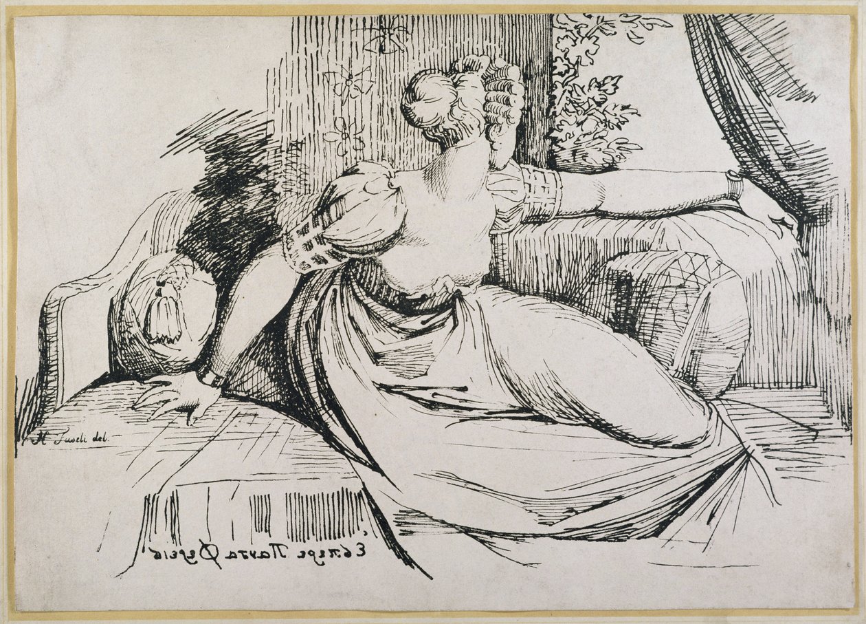 O Evening thou Bringest All by Johann Heinrich Füssli