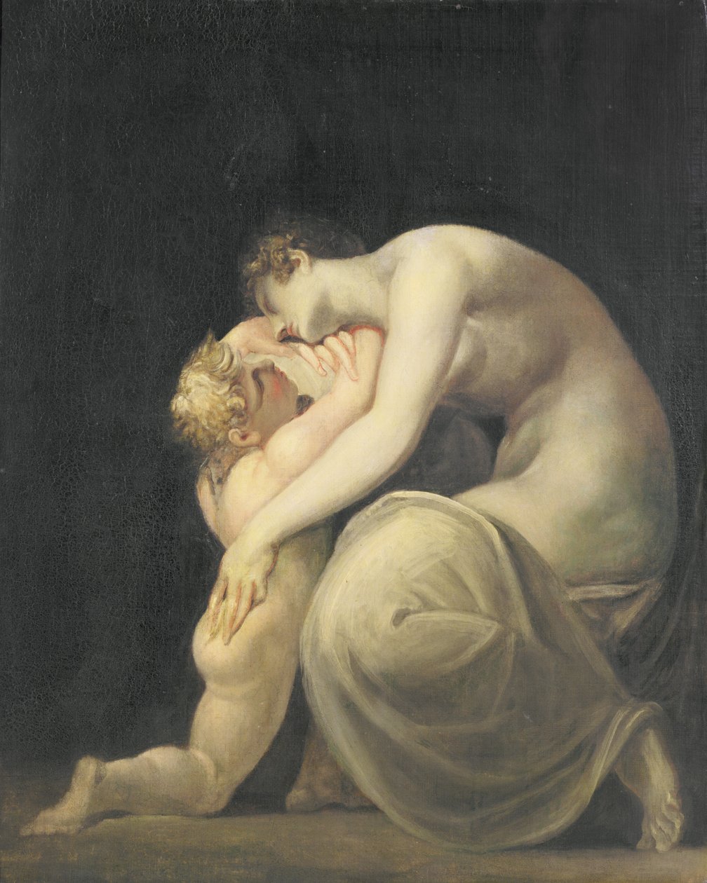 Tekemessa and Eurysakes by Johann Heinrich Füssli