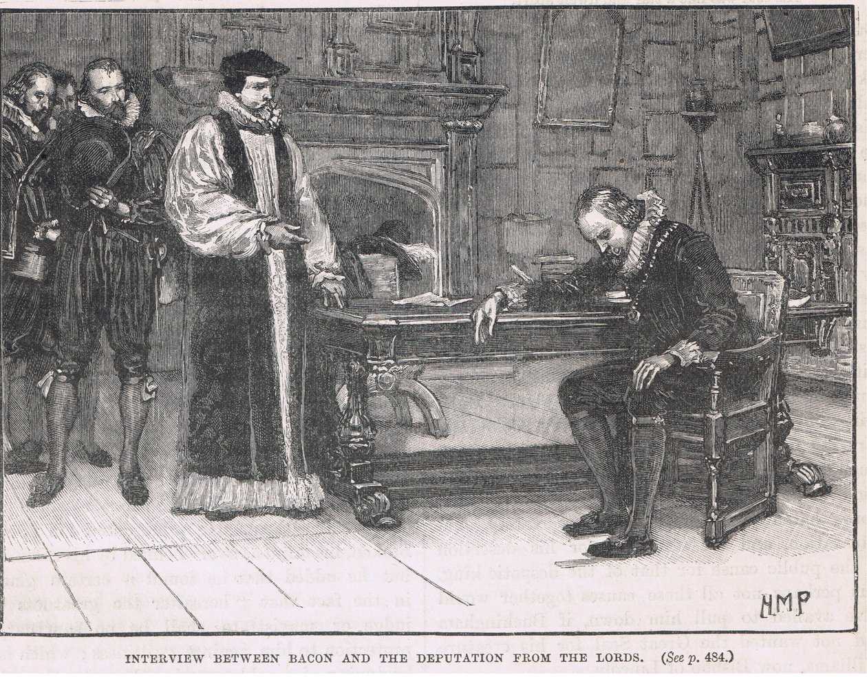 Interview between Bacon and the Deputation from the Lords 1621 by Henry Marriott Paget