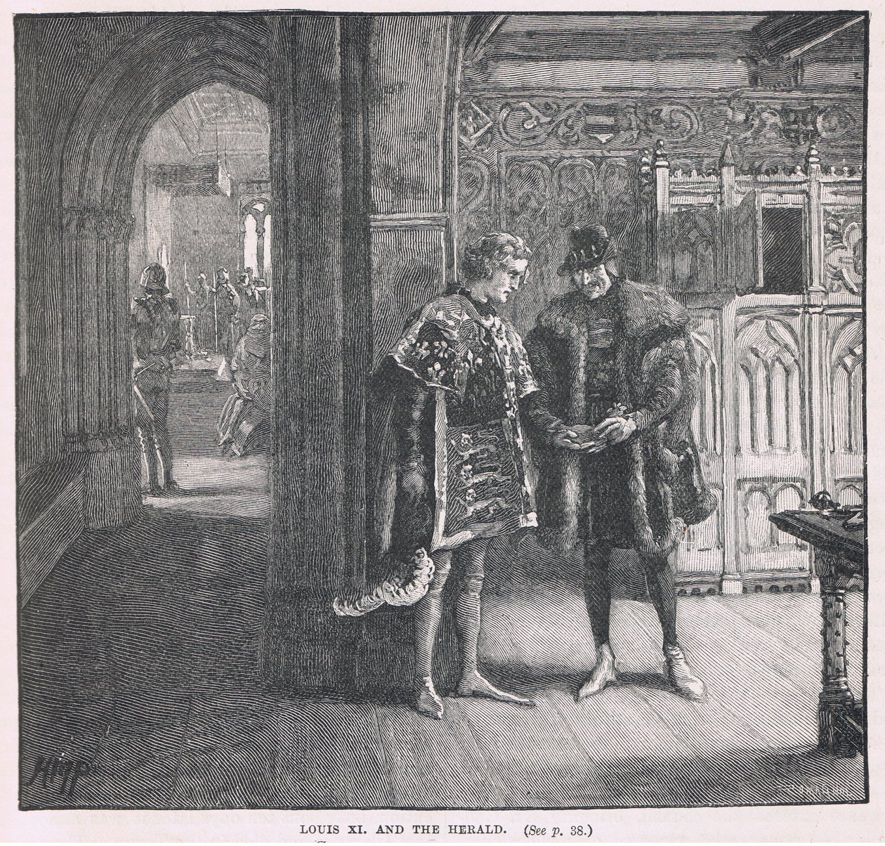 Louis XI and the Herald by Henry Marriott Paget