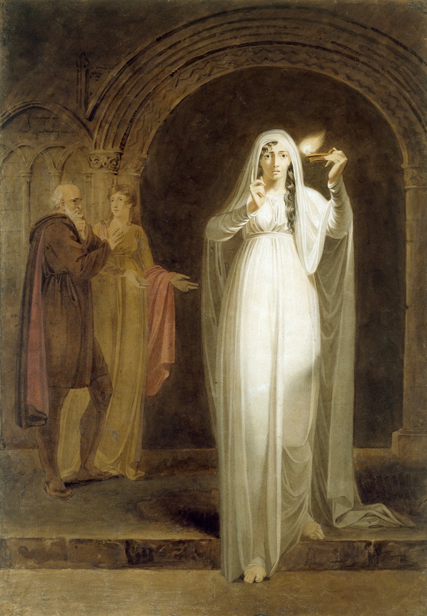 The Sleepwalking Scene, Act V, Scene I, from 