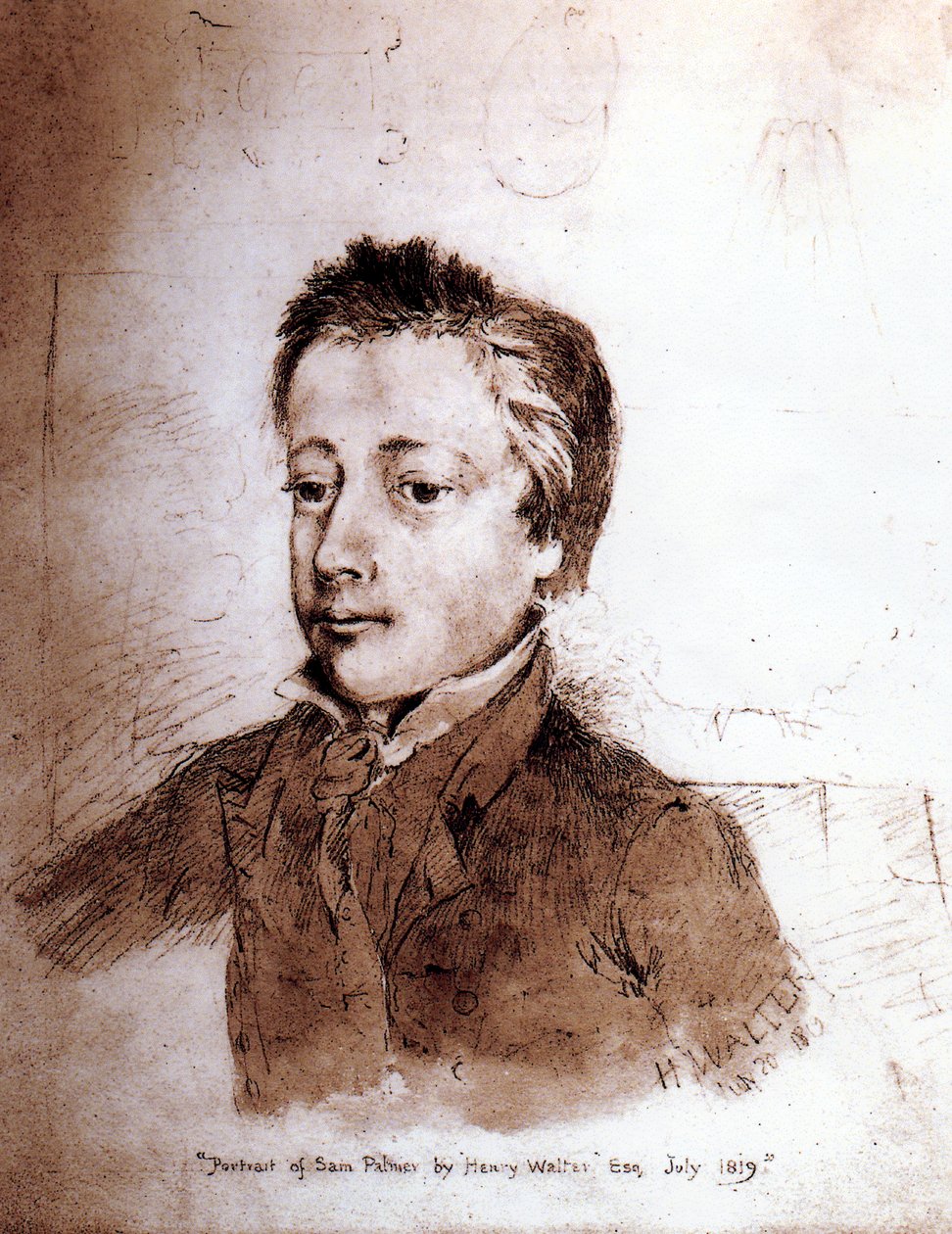 Portrait of Samuel Palmer as a Boy, 1819 by Henry Walter