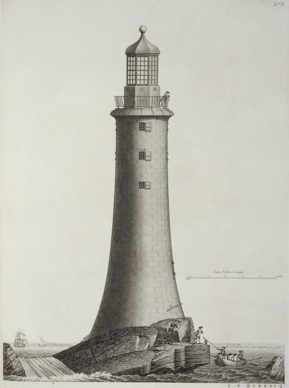 Edystone Lighthouse by Henry Winstanley