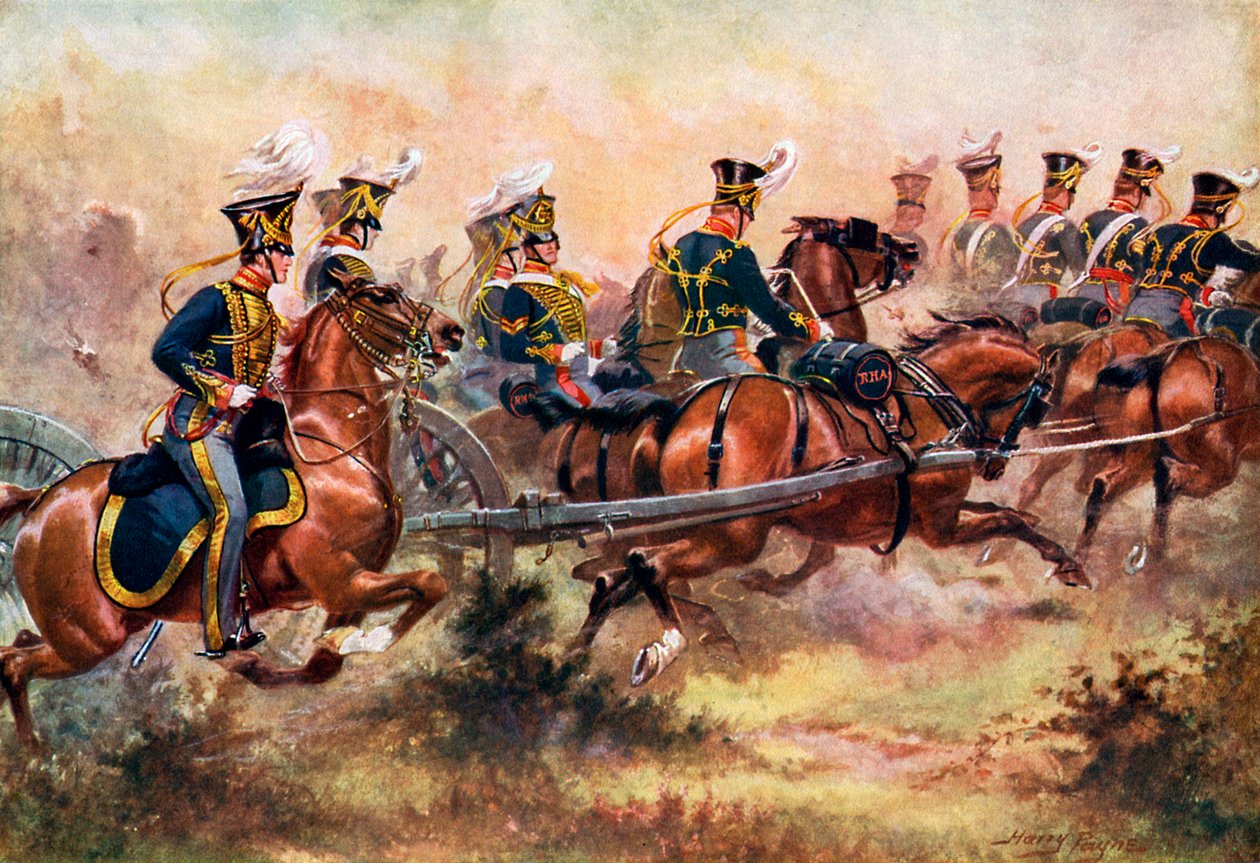 Royal Horse Artillery by Henry A Payne: Buy fine art prints