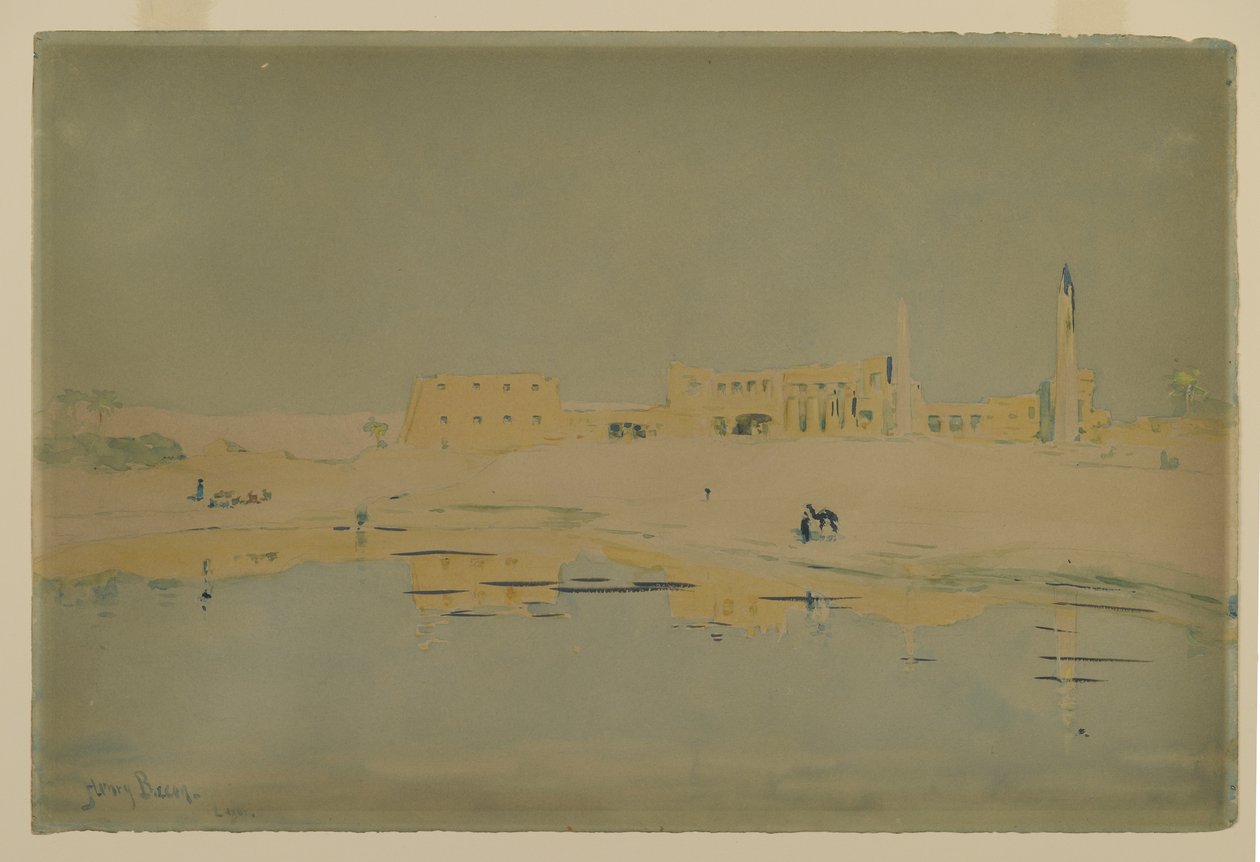 Ruins of Luxor by Henry Bacon