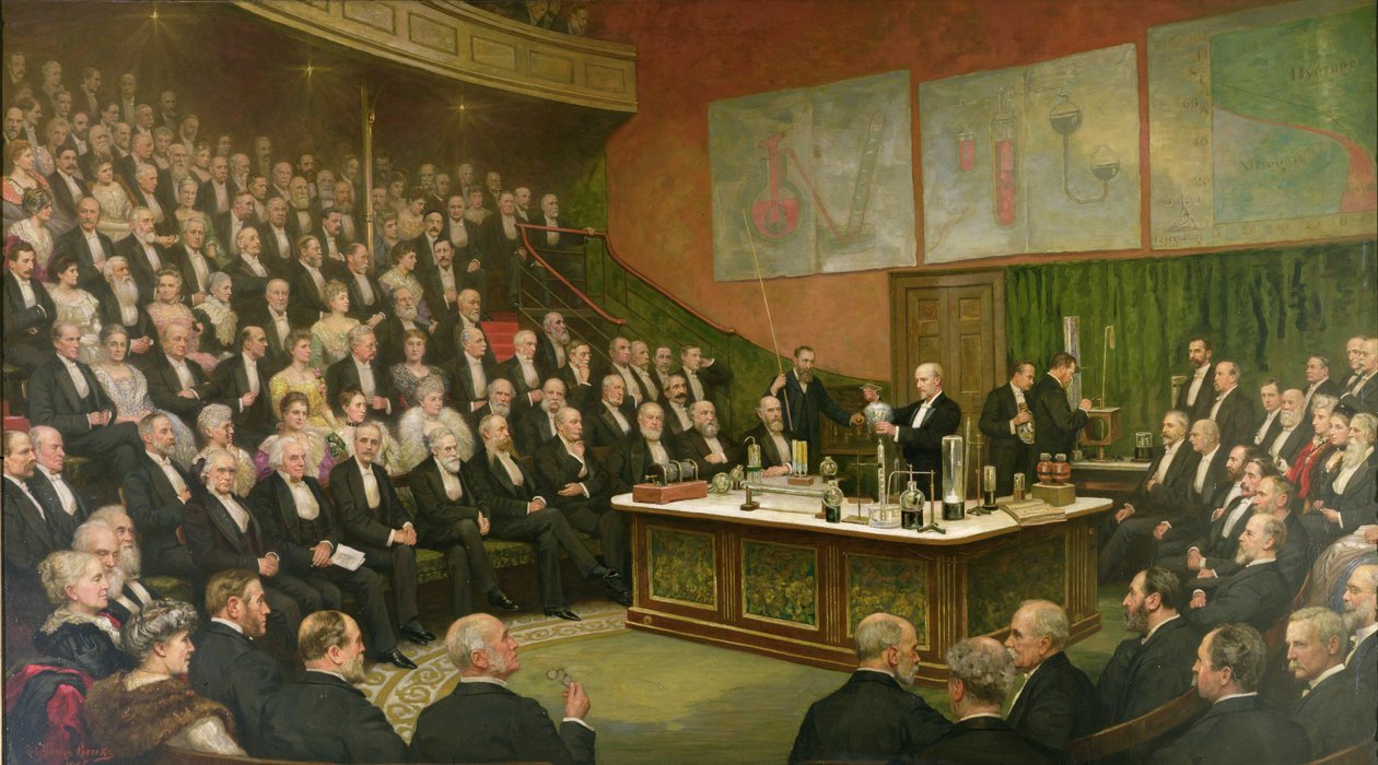 A Friday Evening Discourse at the Royal Institution; Sir James Dewar on Liquid Hydrogen by Henry Brooks