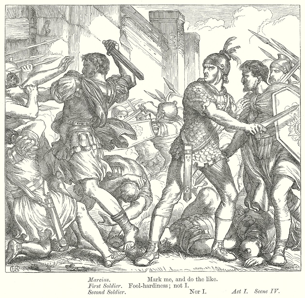 Coriolanus by Henry Courtney (after) Selous