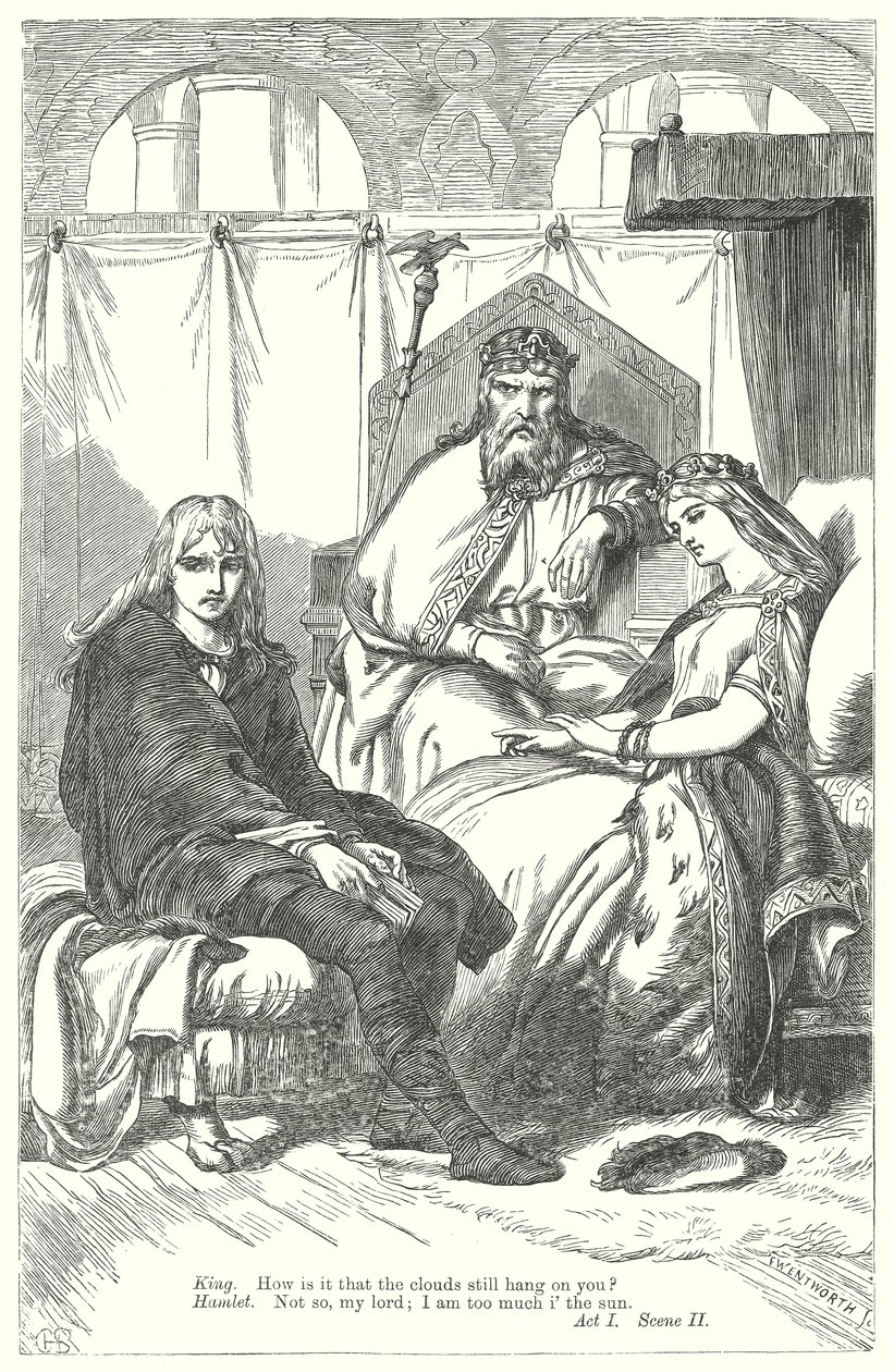 Hamlet by Henry Courtney (after) Selous