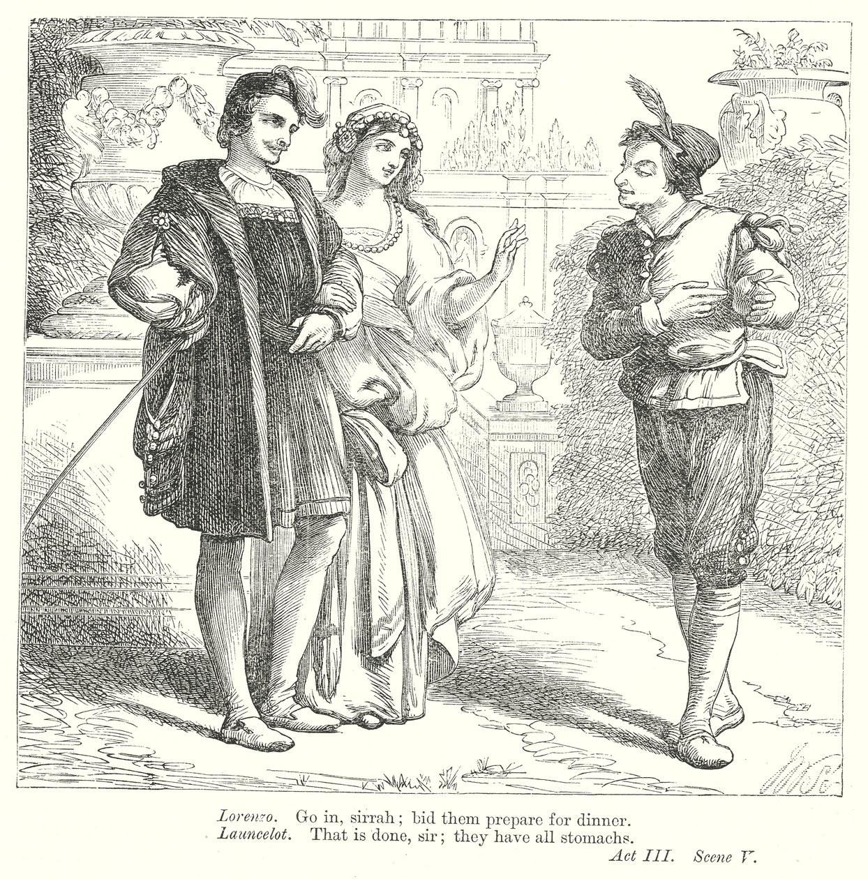 The Merchant of Venice by Henry Courtney (after) Selous