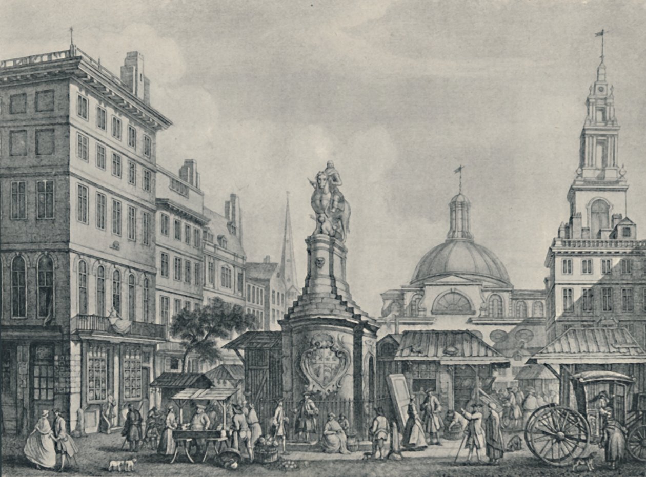 The Stocks Market, 1738, 1920 by Henry Fletcher