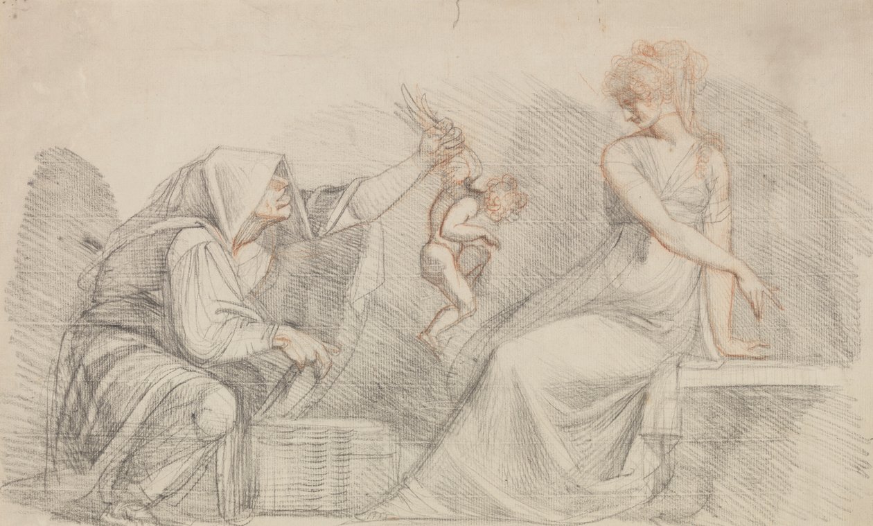 Selling of Cupids by Johann Heinrich Füssli