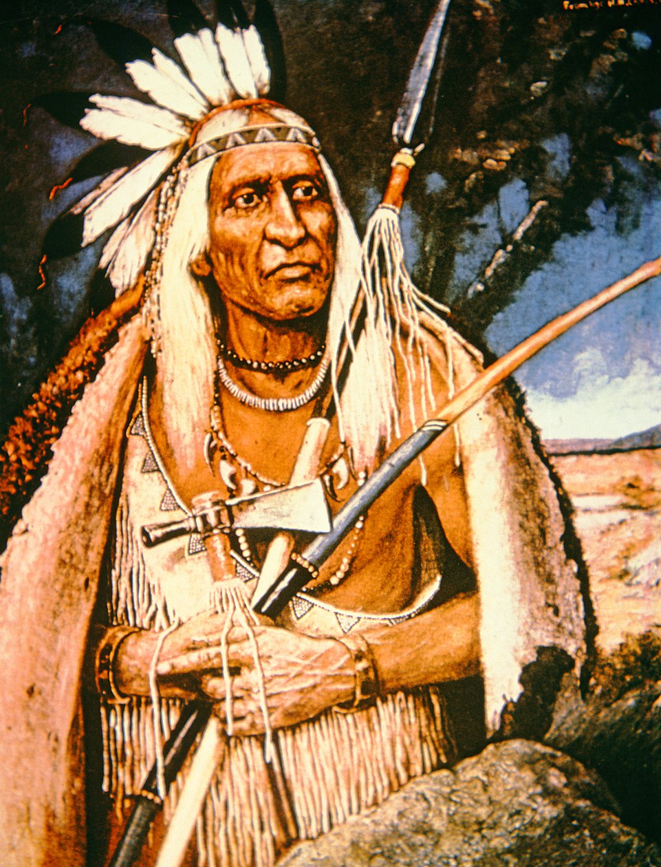 Iroquois Chief by Henry H. Cross