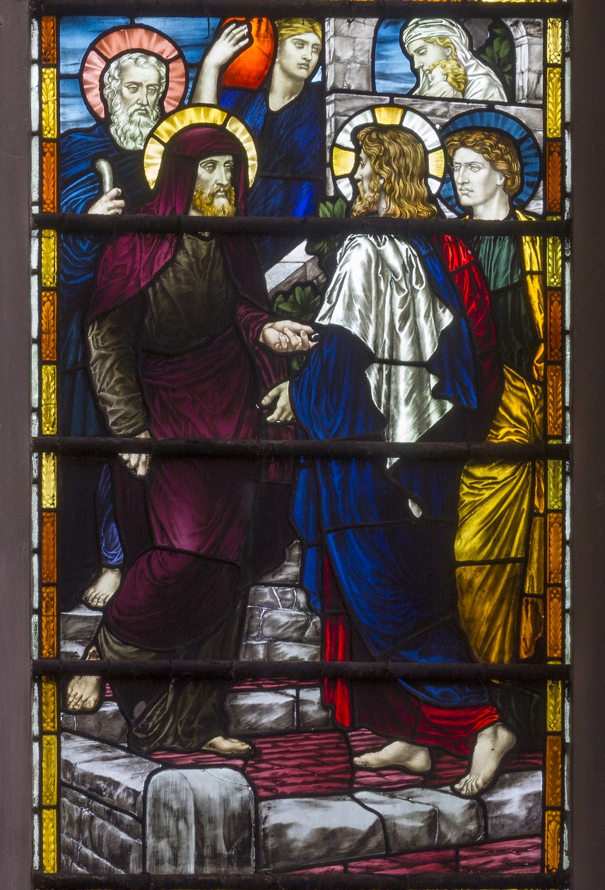 Christ Leaving the House of Mary and Martha by Henry Holiday