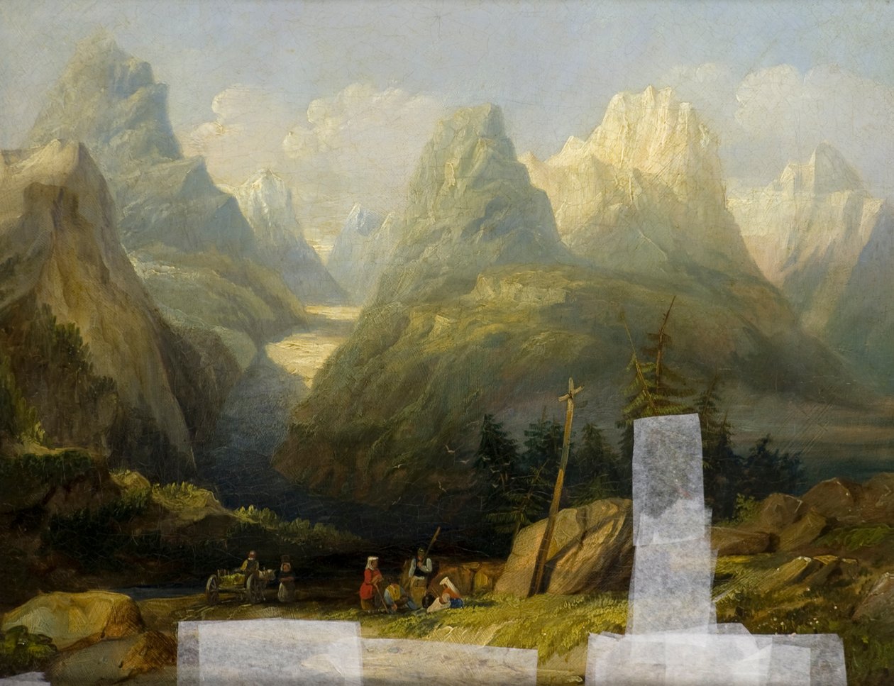 A View of the Alps by Henry John (attr. to) Boddington