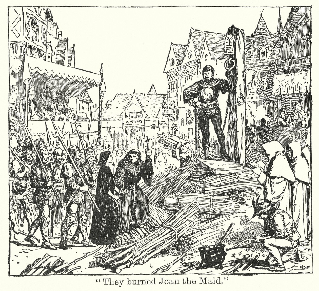 They burned Joan the Maid by Henry Justice Ford